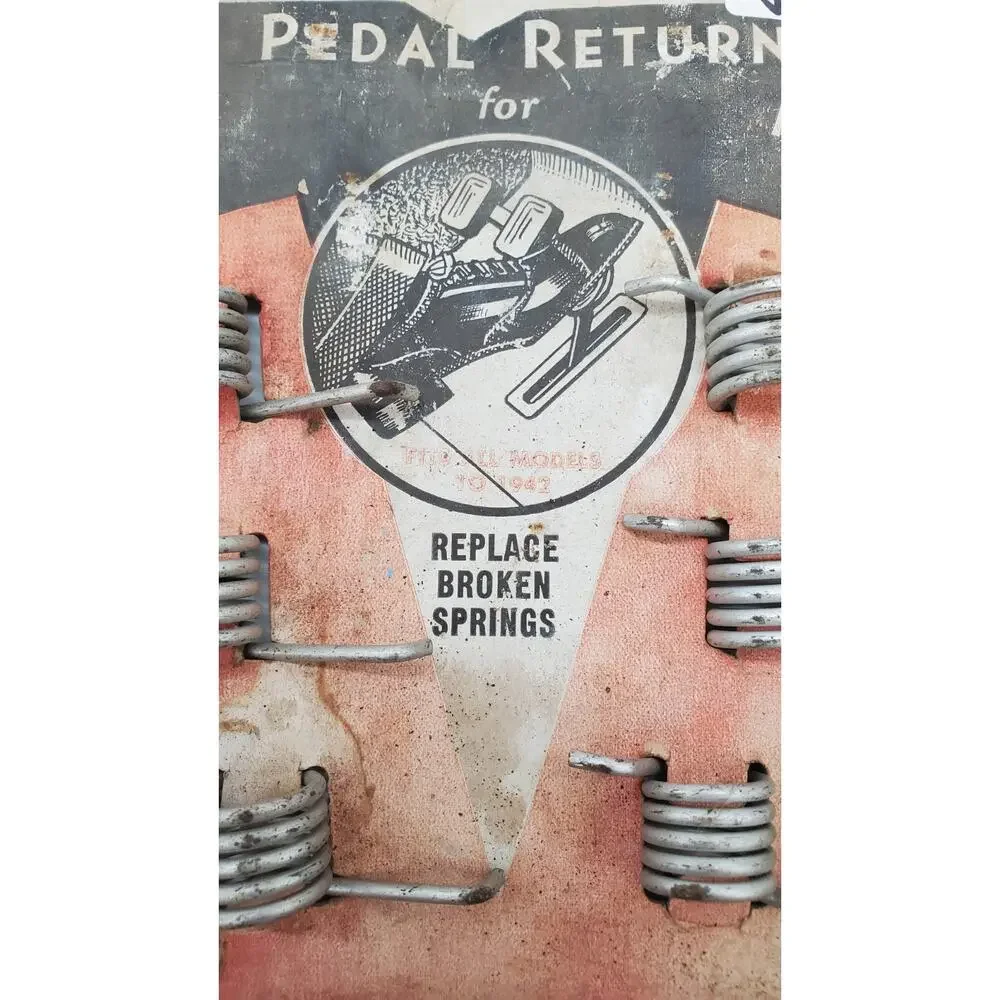 Vintage Card Watt's Wagner Starter Pedal Return Springs Chrysler Dodge Plymouth
